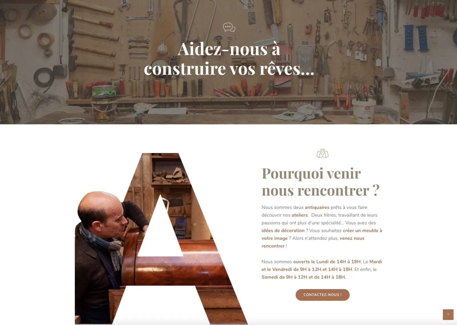 Allegretti vous aide à construire vos rêves ! Client de l'agence web et digitale Karedess de mulhouse
