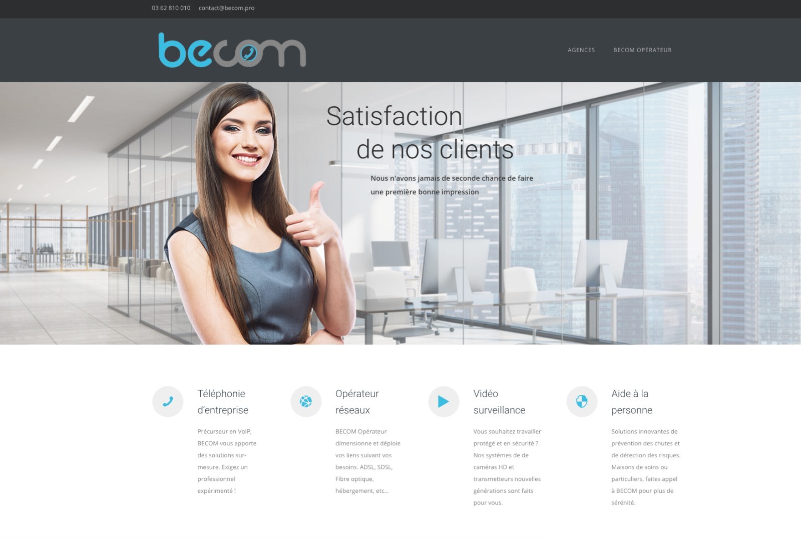 Becom.pro - satisfaction client, une agence web situé à Mulhouse