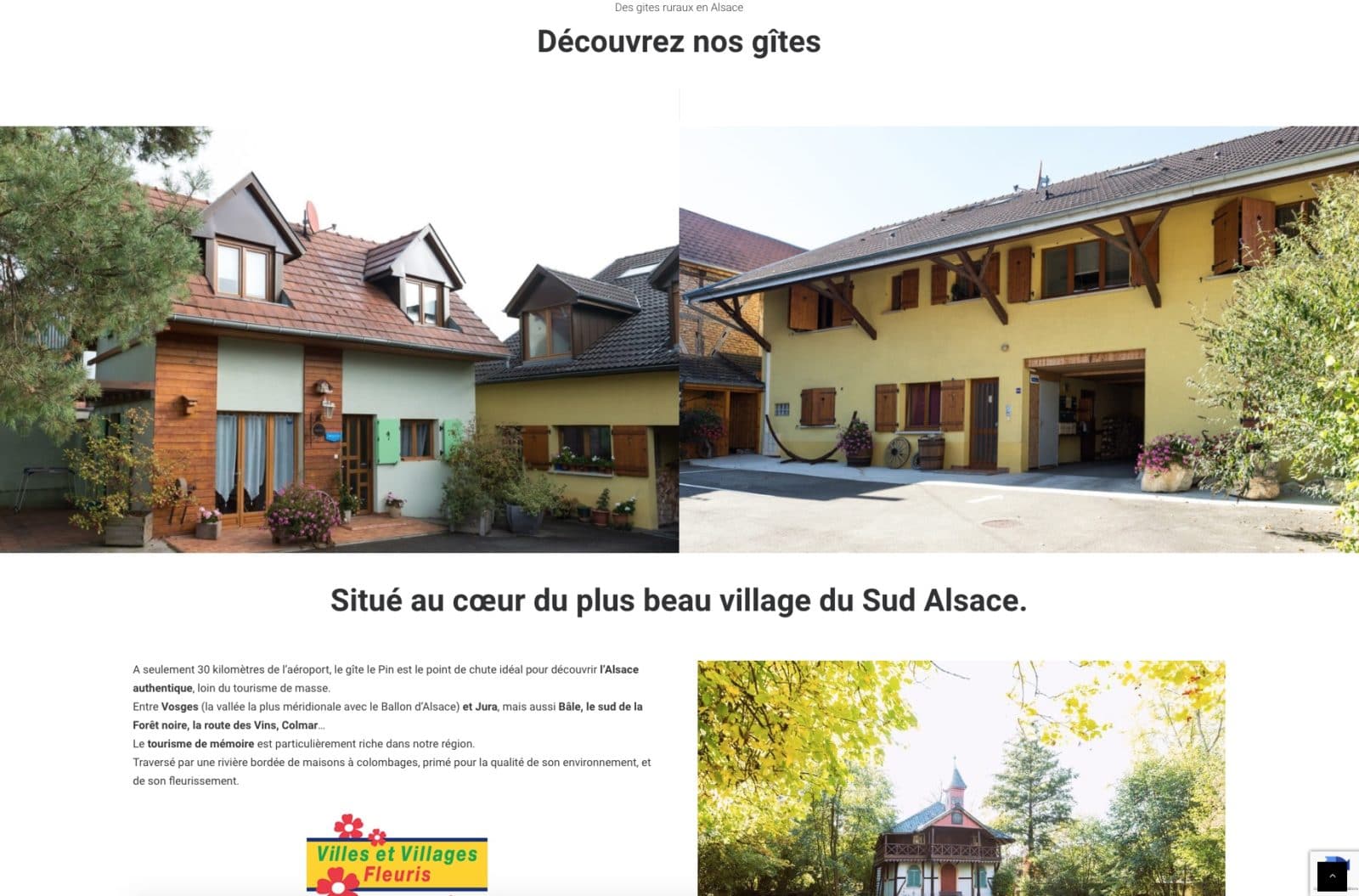 Gîte rural à fait confiance en l'agence web Karedess, situé à Mulhouse