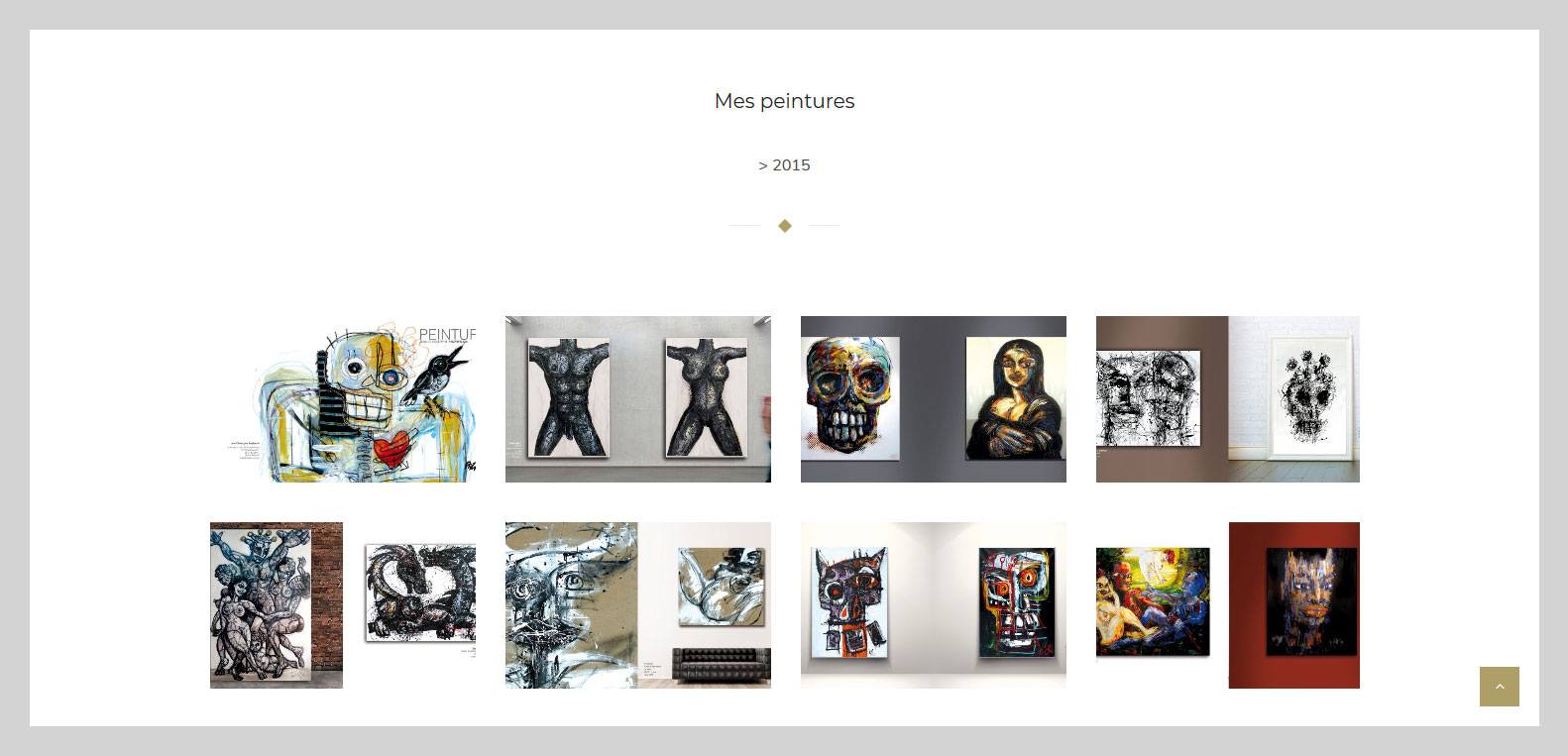 Les peintures de przybylsky, artiste qui à fait confiance à Karedess agency, agence web de Mulhouse