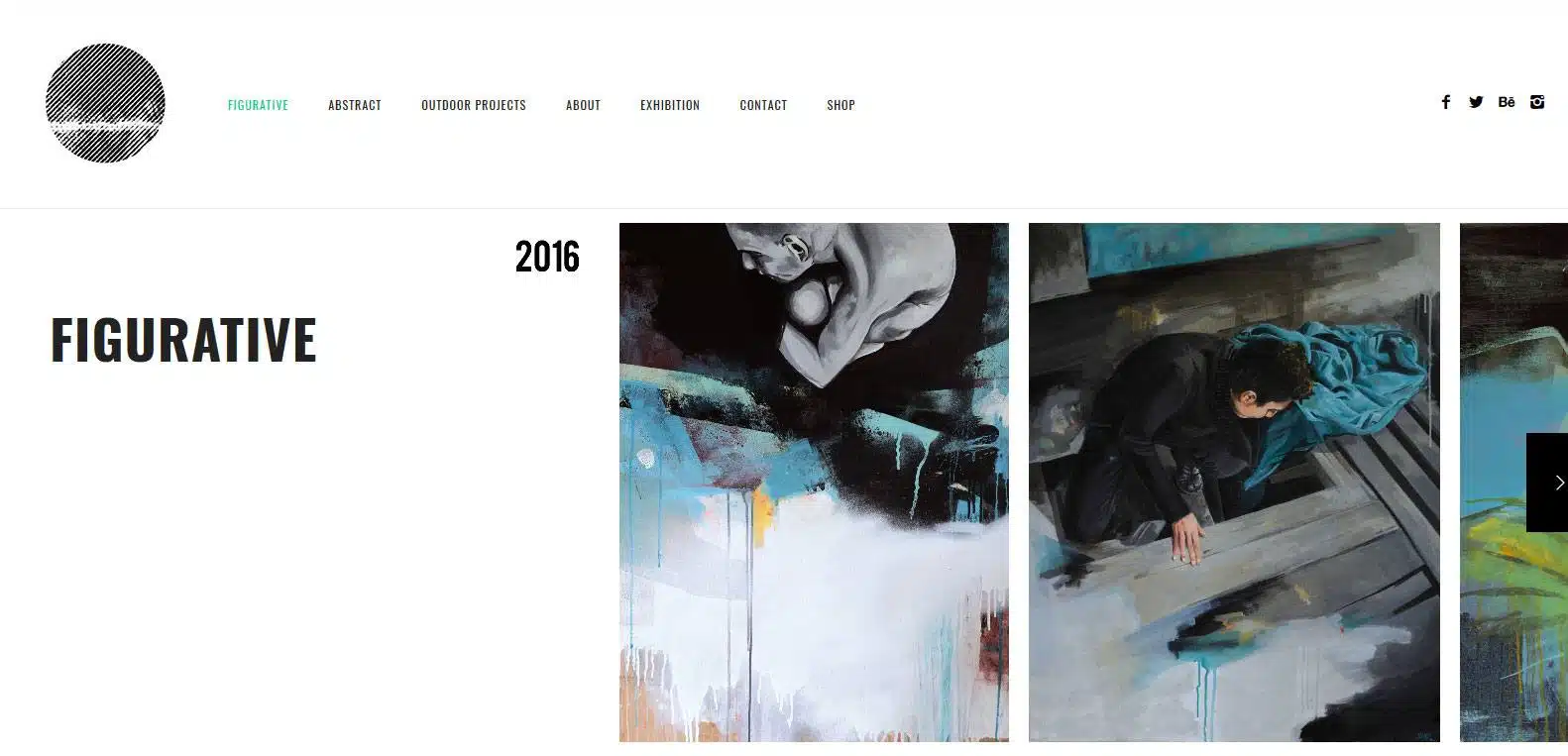 Nicolas blind et l'art figuratif, client Karedess, une agence web situé à Mulhouse