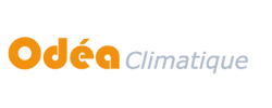 Odéa climatique logo, un client Karedess agency, agence web situé à Mulhouse.