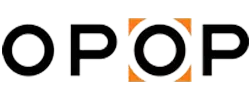 OPOP, logo d'un client qui à fait confiance à Karedess, agence web situé à proximité de Mulhouse.