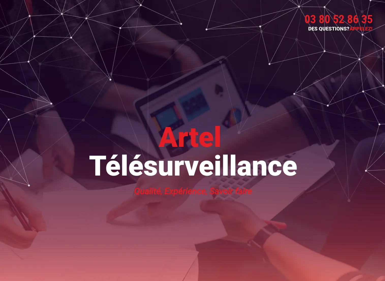 Artel télésurveillance, qualité, expérience et savoir faire sont leurs mots d'ordre. Un site réalisé par karedess, agence web Mulhouse