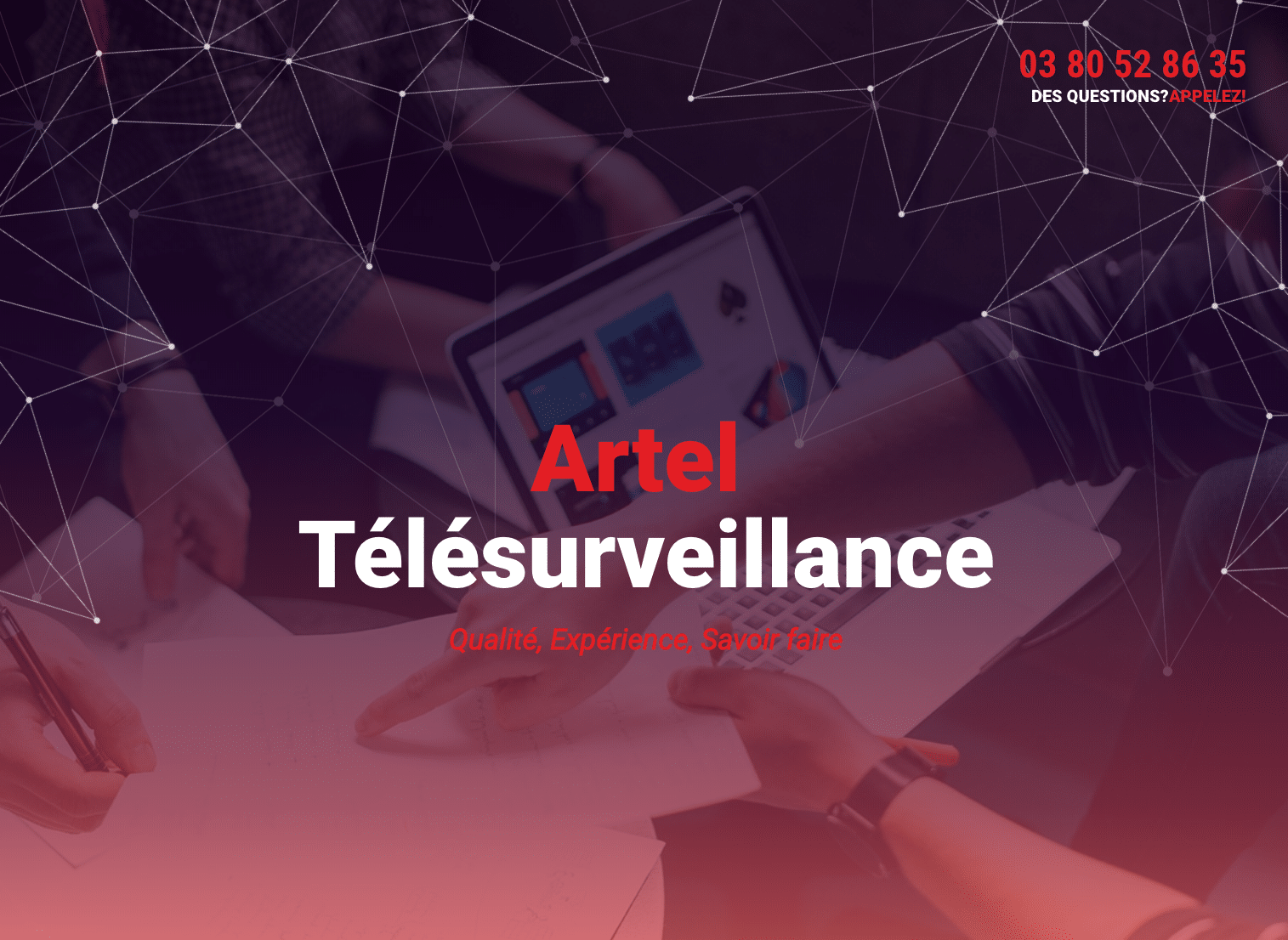 Artel télésurveillance, qualité, expérience et savoir faire sont leurs mots d'ordre. Un site réalisé par karedess, agence web Mulhouse