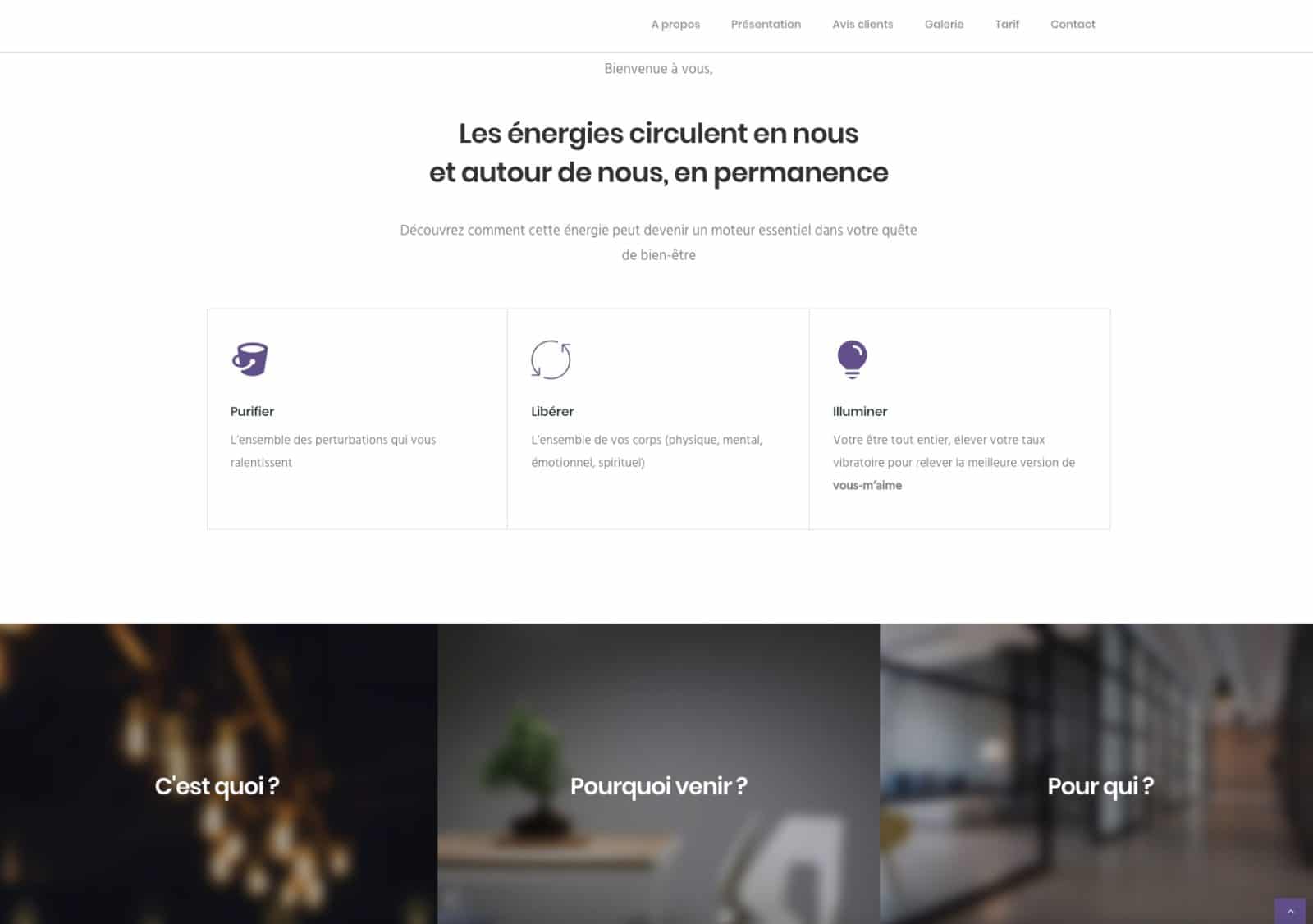 Les énergies c'est quoi ? Pourquoi venir ? Pour qui ? La plume zen, cliente karedess vous explique tout !