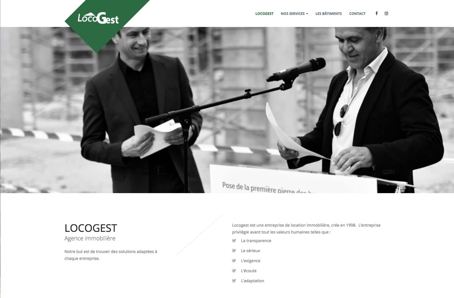 Locogest, agence immobilière à Mulhouse et client de l'agence web Karedess