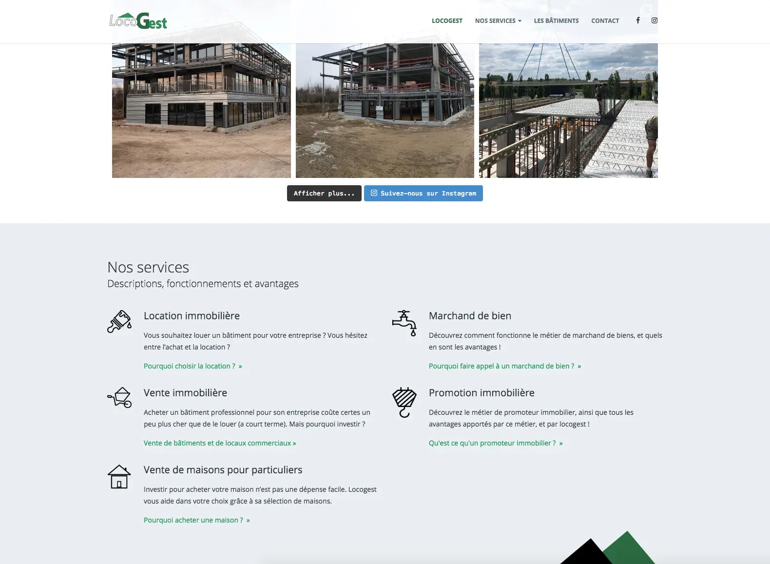 Locogest, site client de l'agence karedess, agence web sur Mulhouse