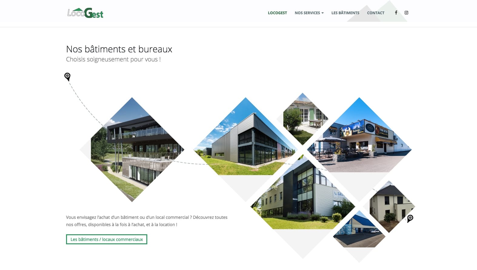 Locogest, bâtiments et bureaux, client de l'agence web et digitale Karedess à Mulhouse