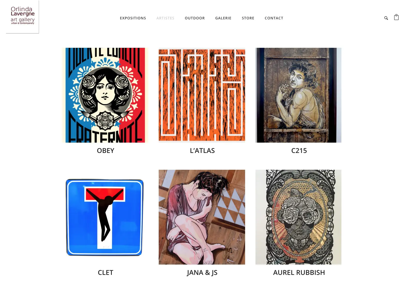 Orlinda Lavergne, Galerie d'art, expert wordpresss sur Mulhouse depuis 2006