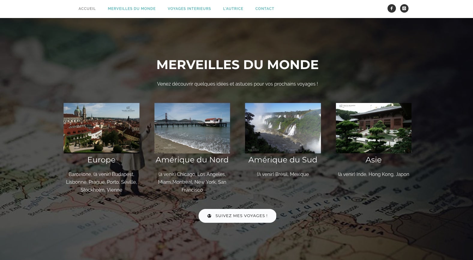 Suivez les doux voyages d'un vaste monde, client de l'agence digitale Karedess à Mulhouse