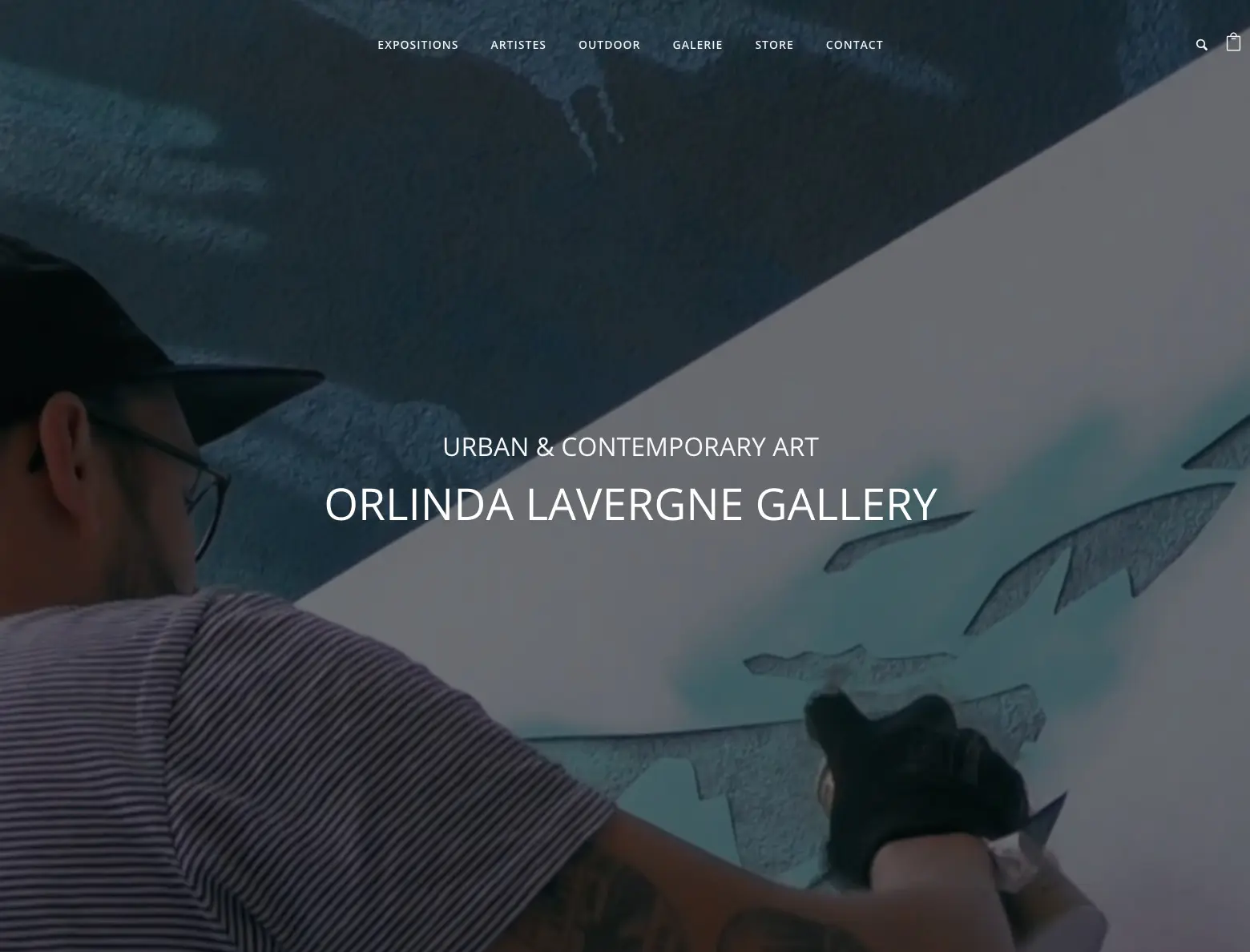 galerie Orlinda Lavergne, cliente de l'agence Karedess Agency spécialiste wordpress