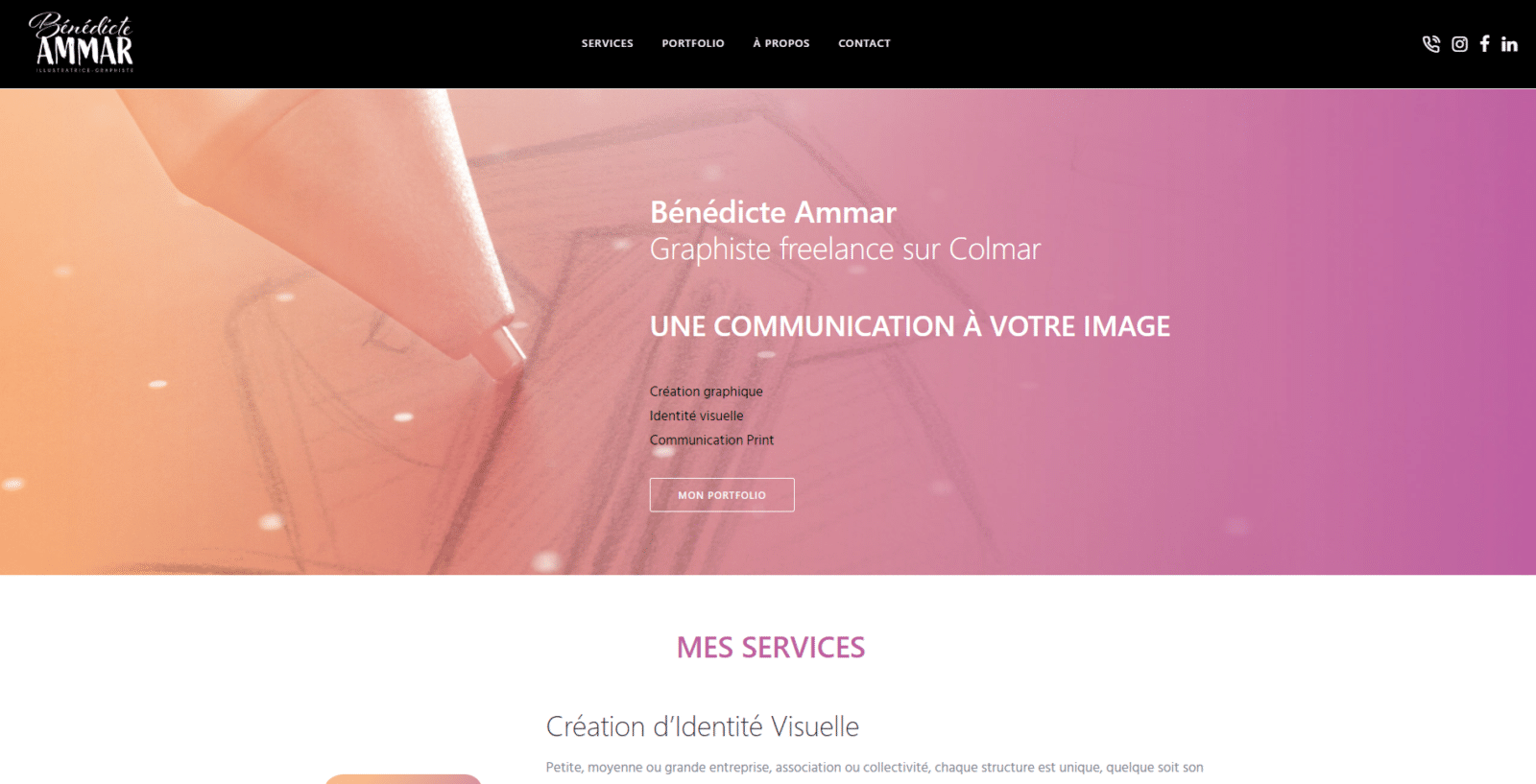 Benedicte ammar est une cliente de l'agence web Karedess, agence web situé à Mulhouse