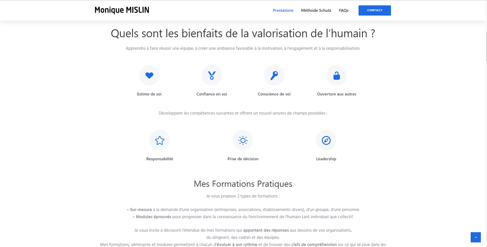 Monique Mislin est une cliente de l'agence web Karedess, agence web situé à Mulhouse