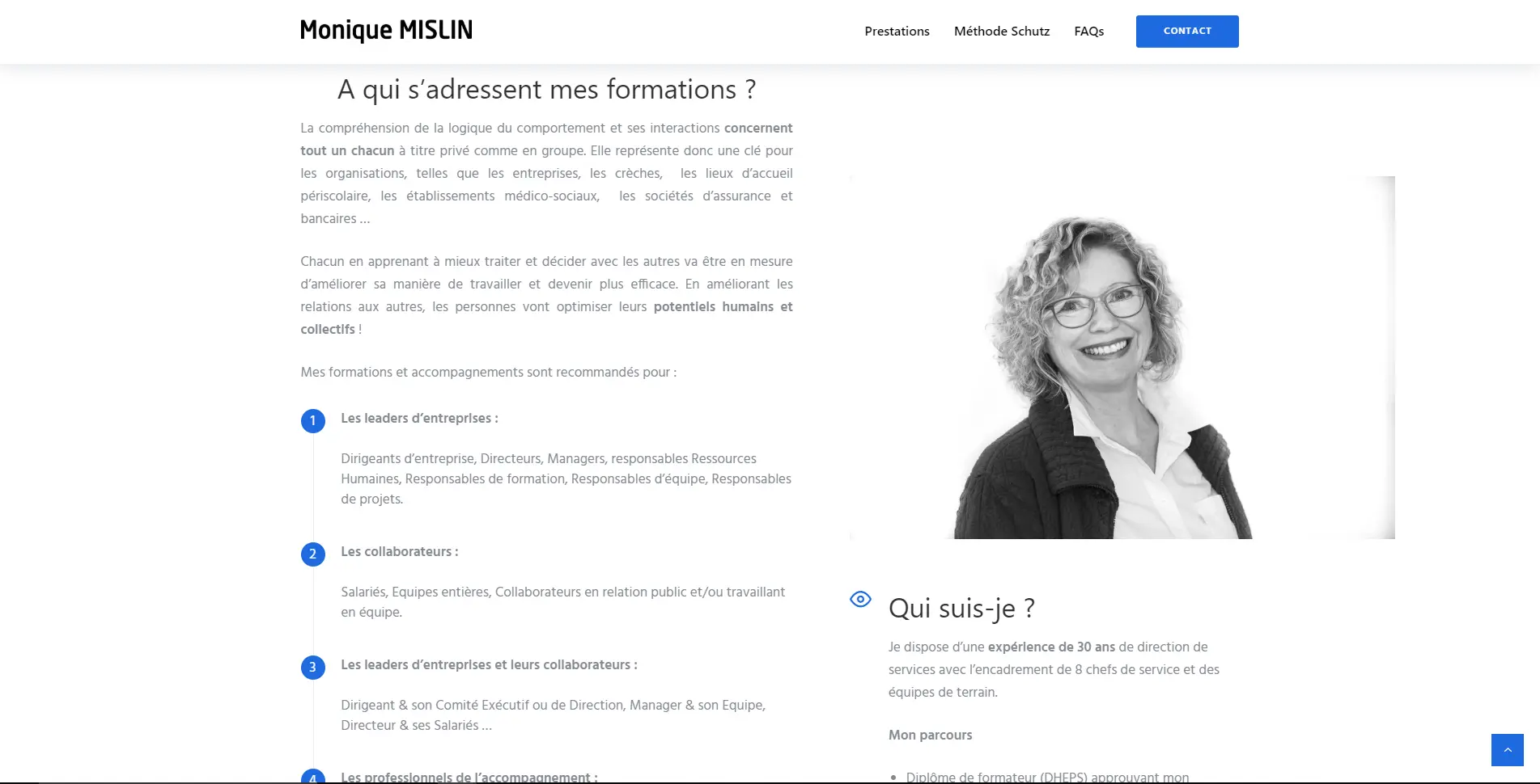 Monique Mislin est une cliente de l'agence web Karedess, agence web situé à Mulhouse