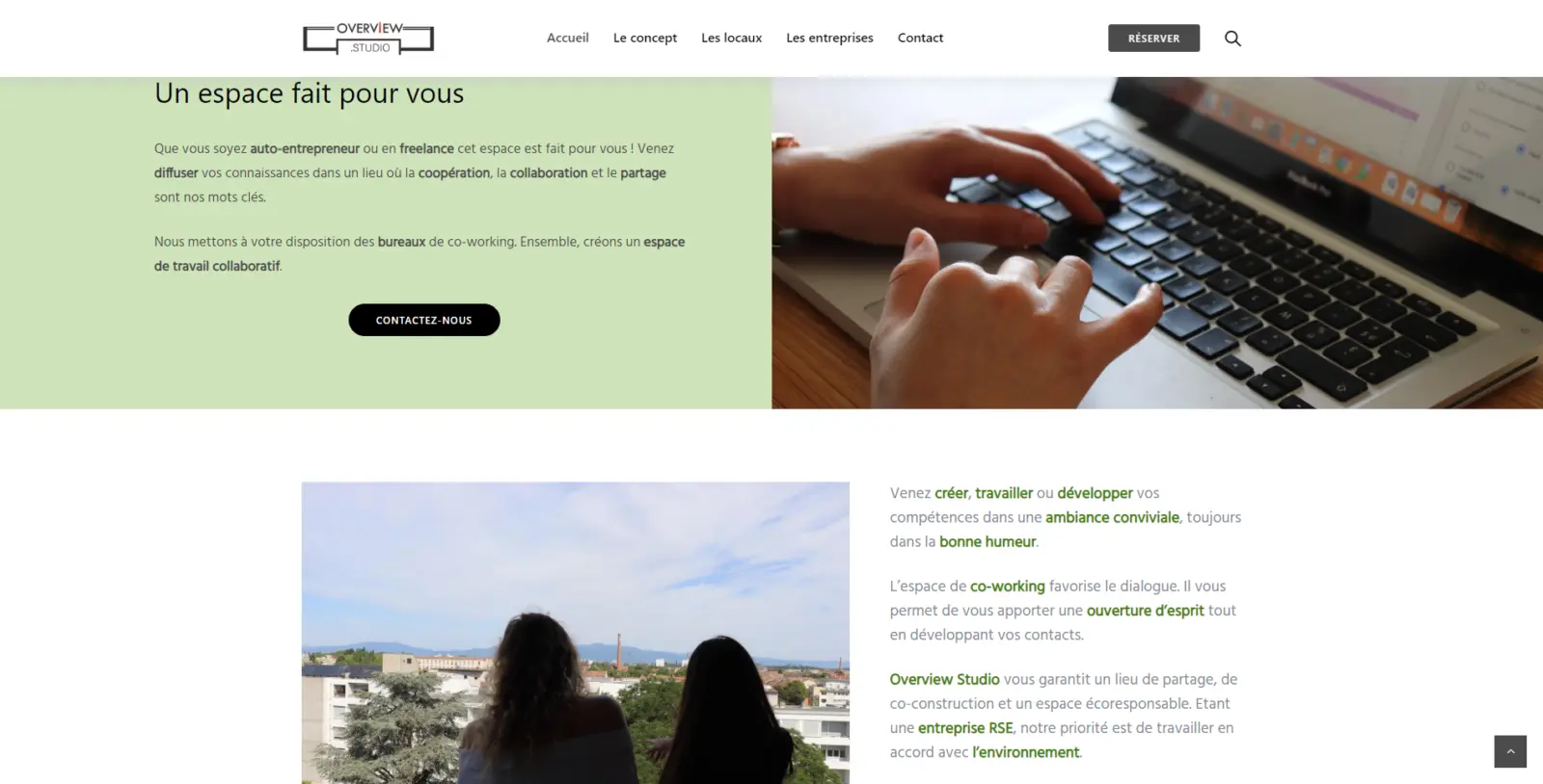 Overview.studio est un client de l'agence web Karedess, agence web situé à Mulhouse