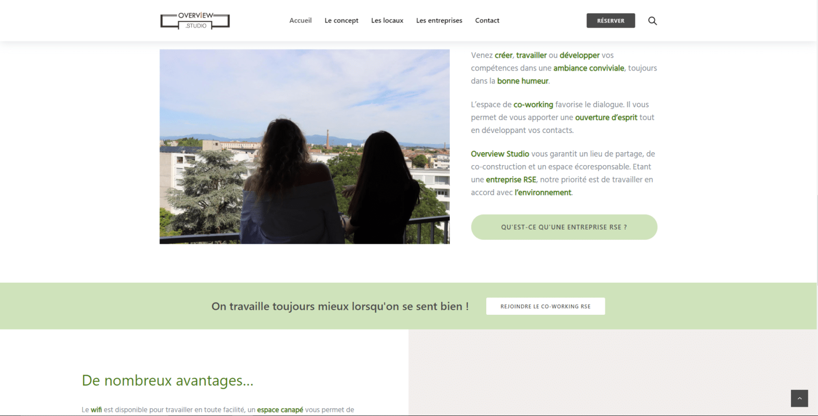 Overview.studio est un client de l'agence web Karedess, agence web situé à Mulhouse