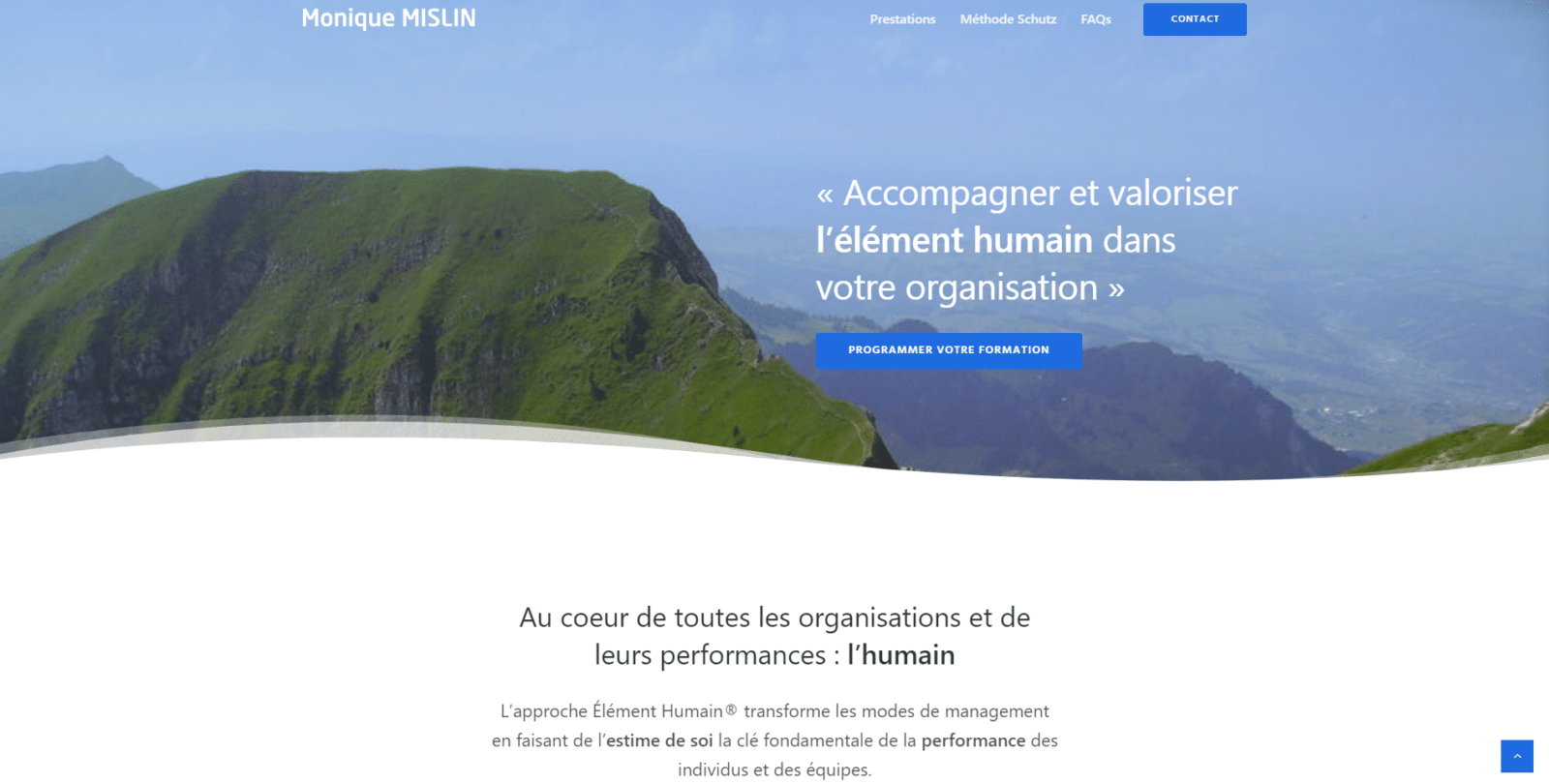 Monique Mislin est une cliente de l'agence web Karedess, agence web situé à Mulhouse