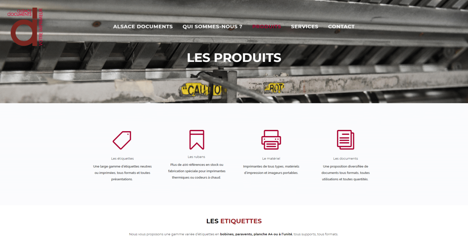 alsace documents est un client de l'agence web Karedess, agence web situé à Mulhouse