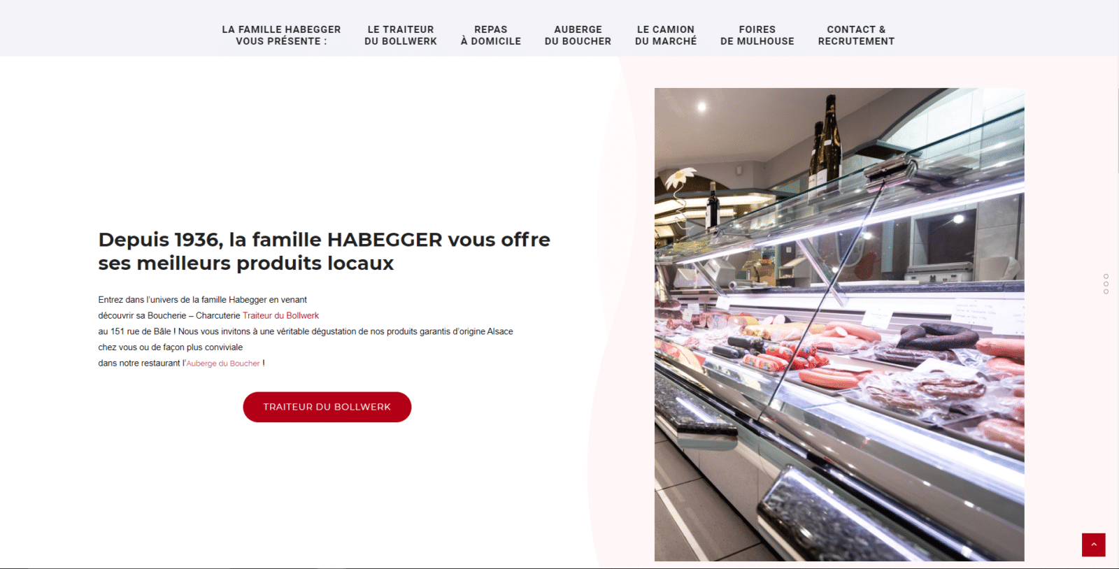 Habegger.alsace est un client de l'agence web Karedess, agence web situé à Mulhouse