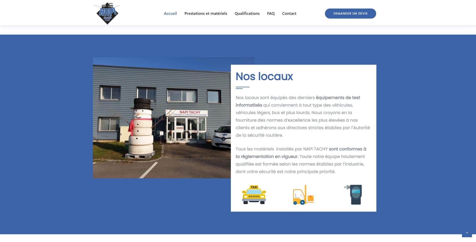 Présentation locaux Napi Tachy