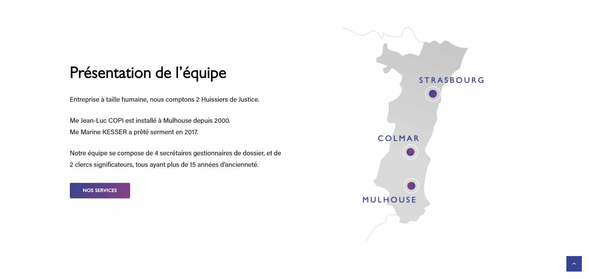 Zone d'intervention Huissiers Copi