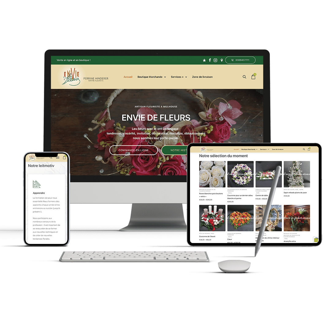 Realisation-site-web-Envie-de-fleur Mockup Envie de fleur