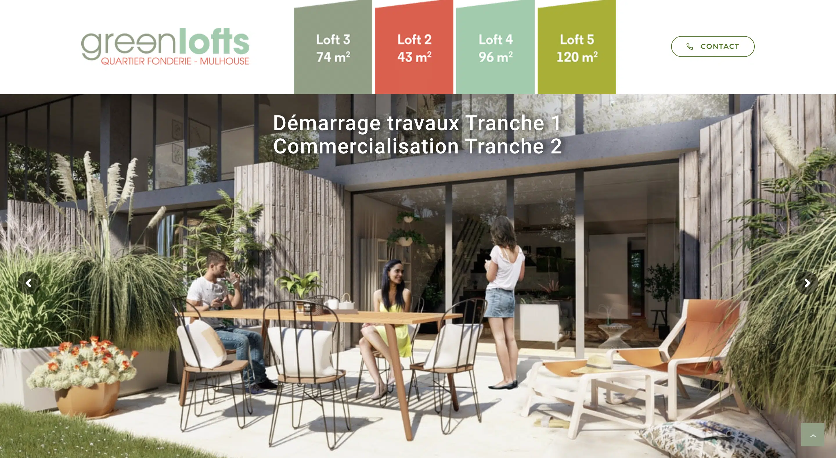 Page d'accueil Greenlofts