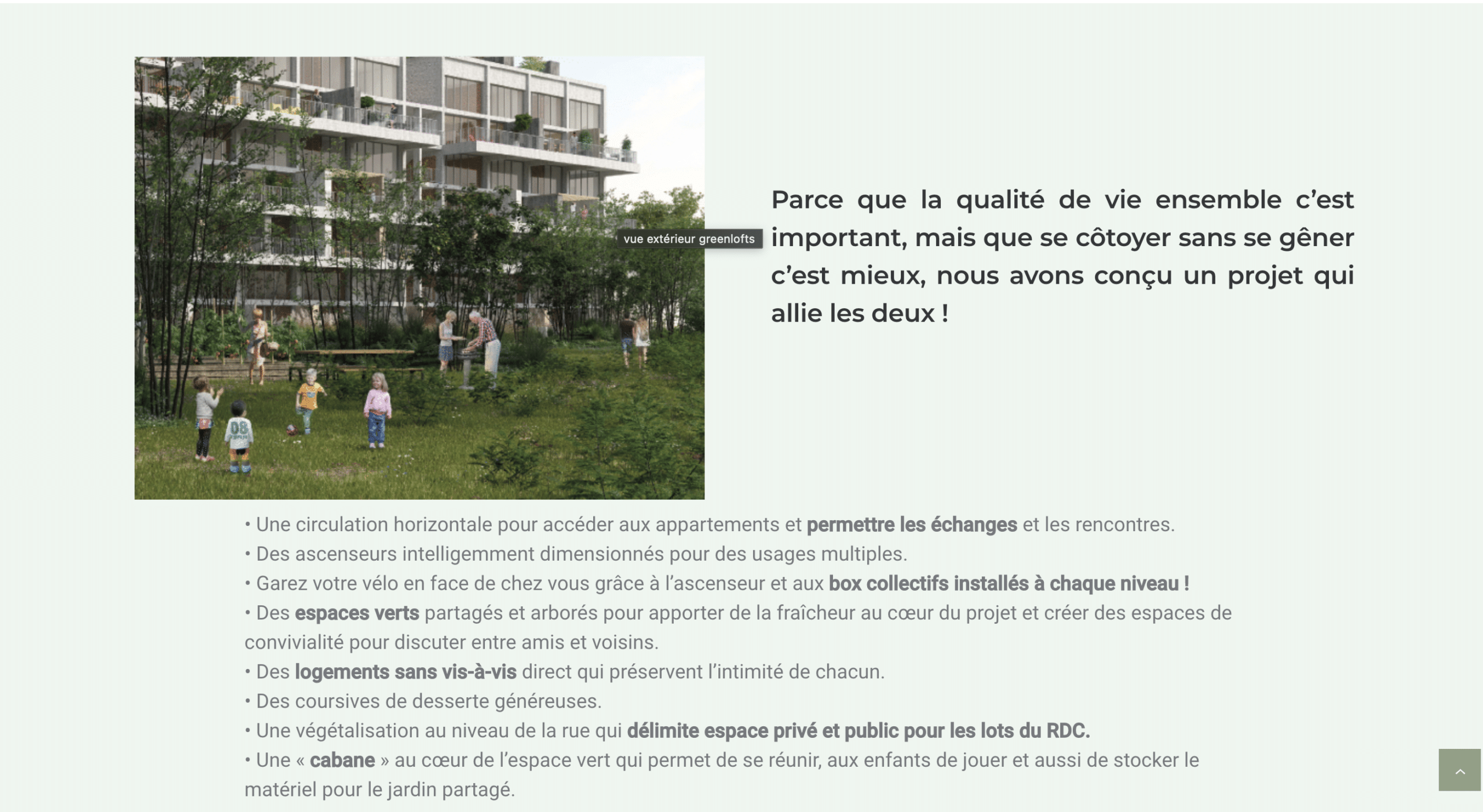 Présentation du plan covoisinage greenlofts