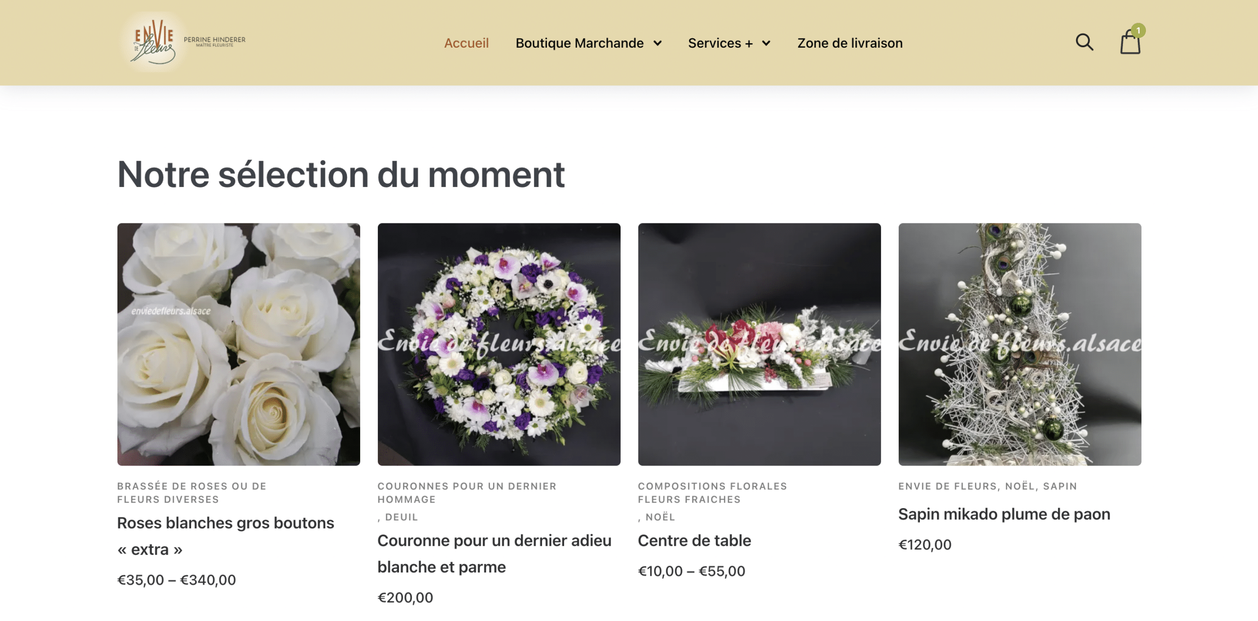Produits envie de fleurs