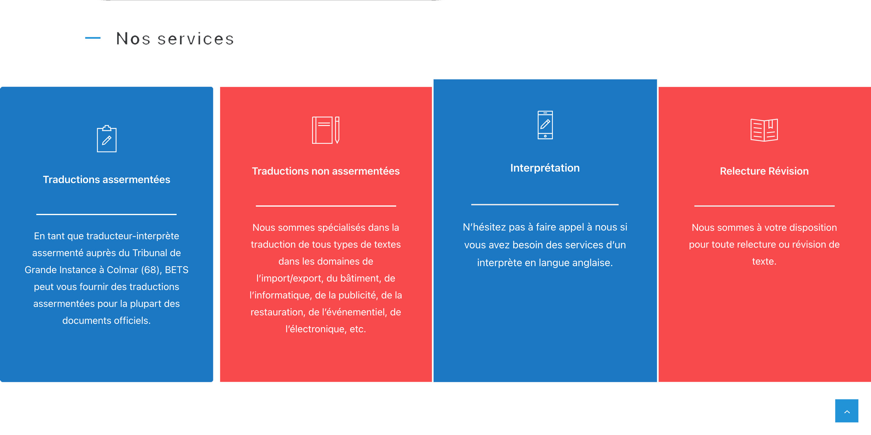 Les services de British Empire Traduction