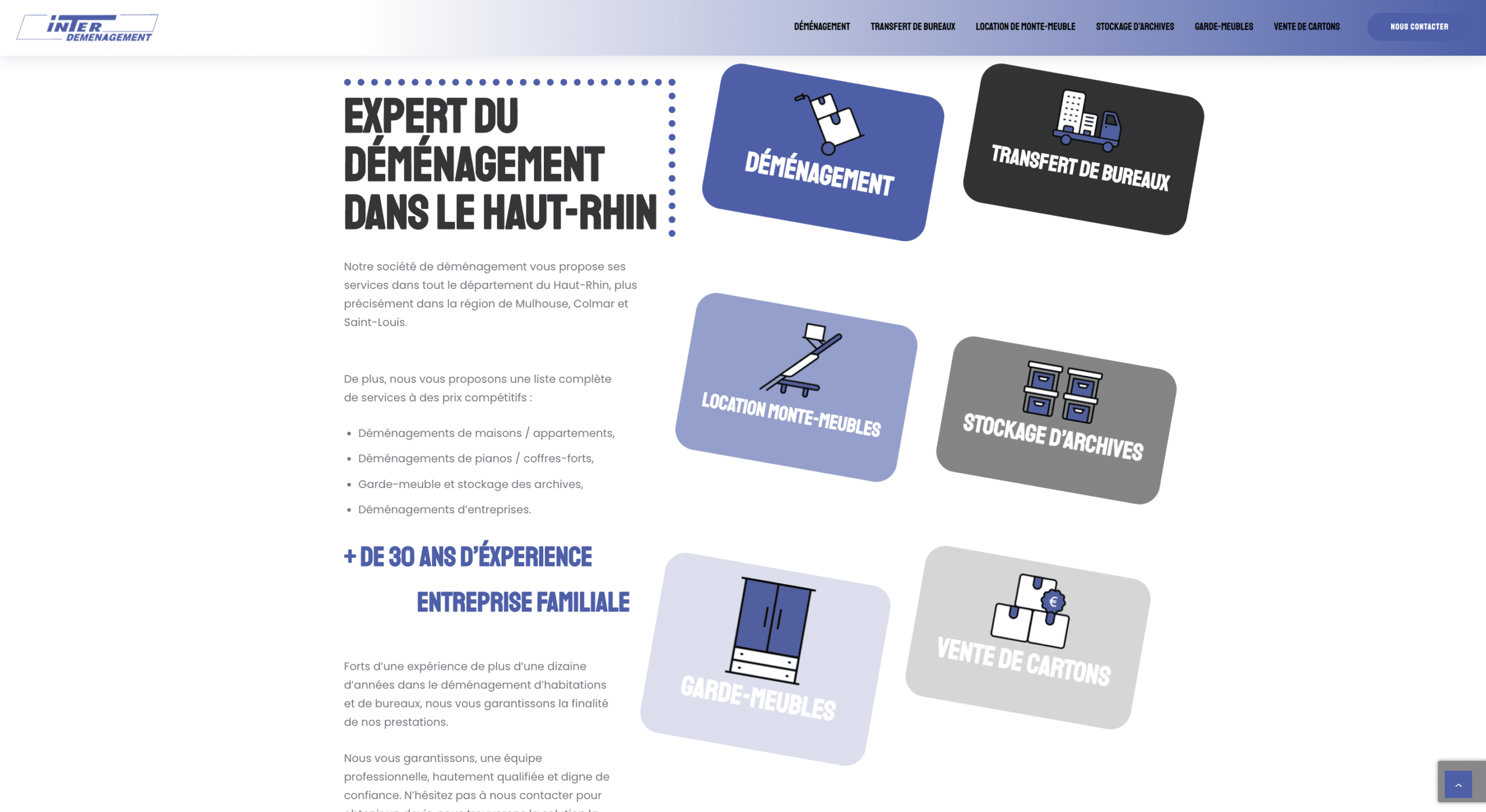 Expert du déménagement Interdemenagement