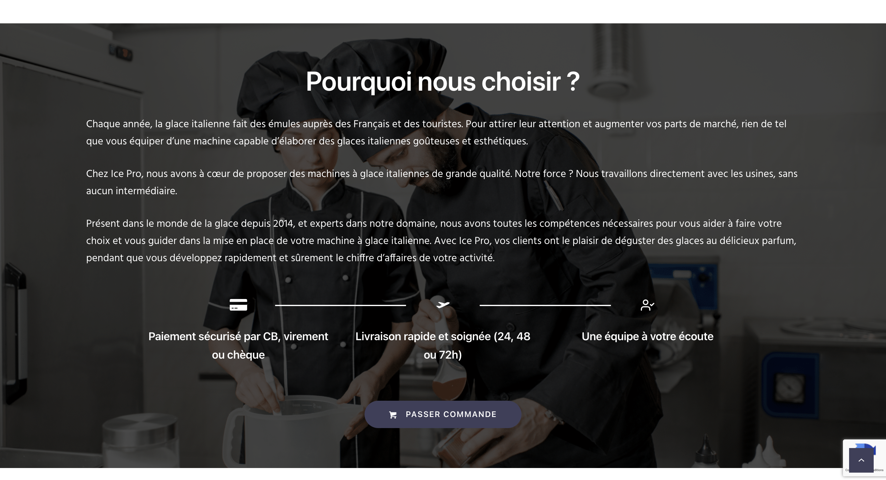 Ice pro livraison rapide