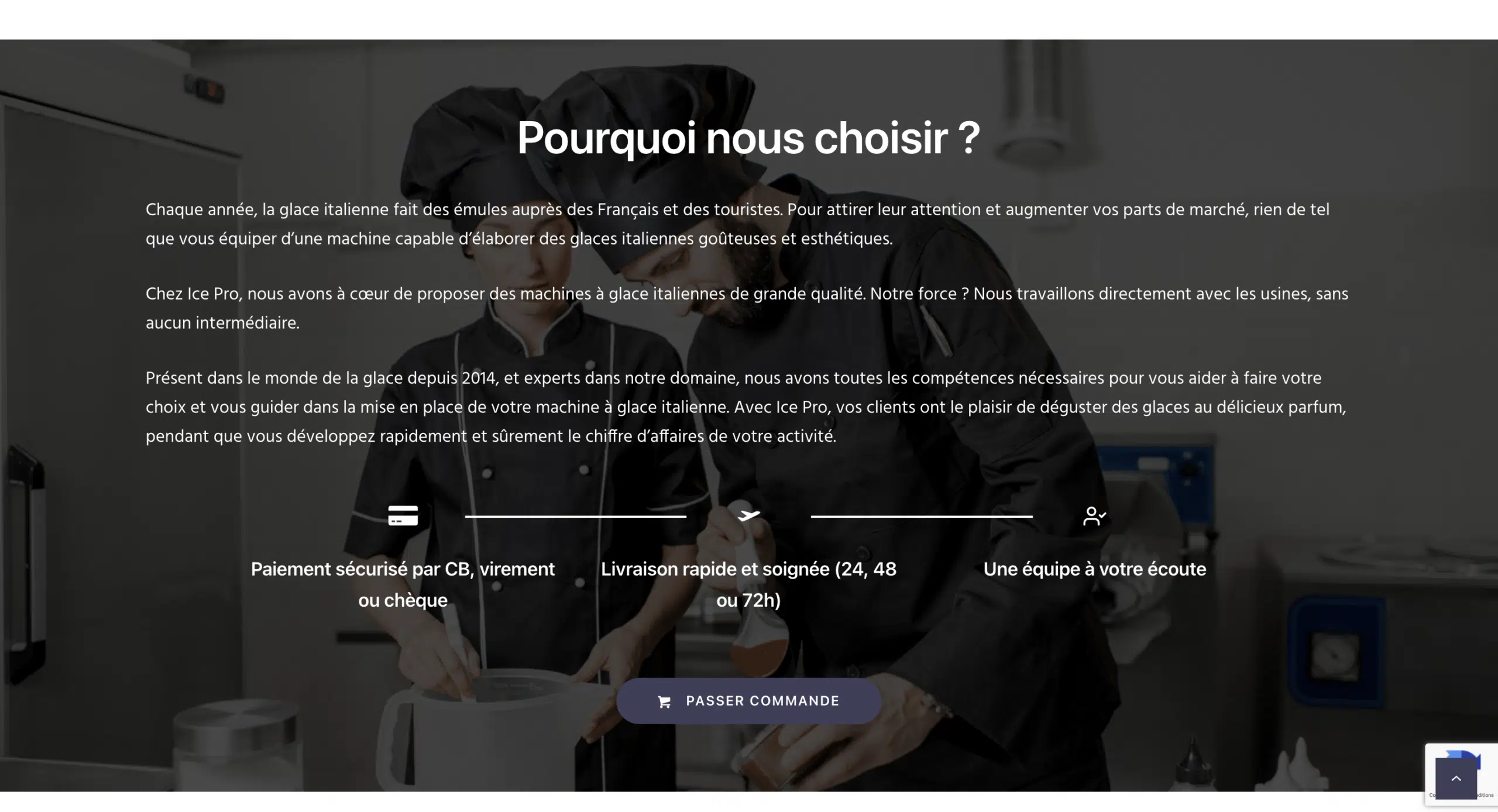 Ice pro livraison rapide