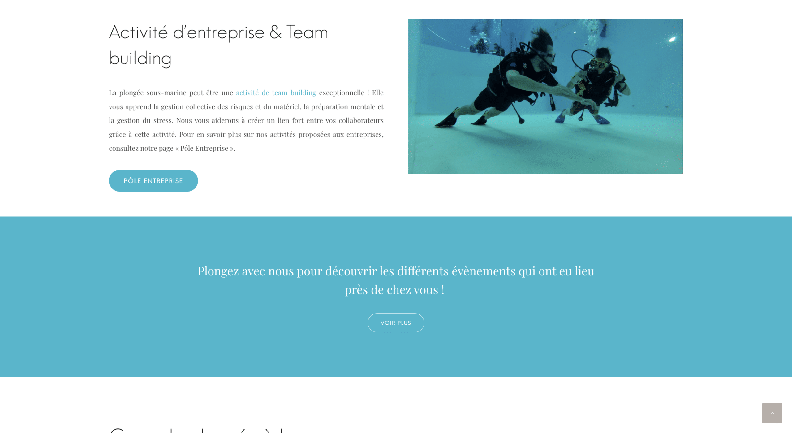 Activités de Néréides Plongée