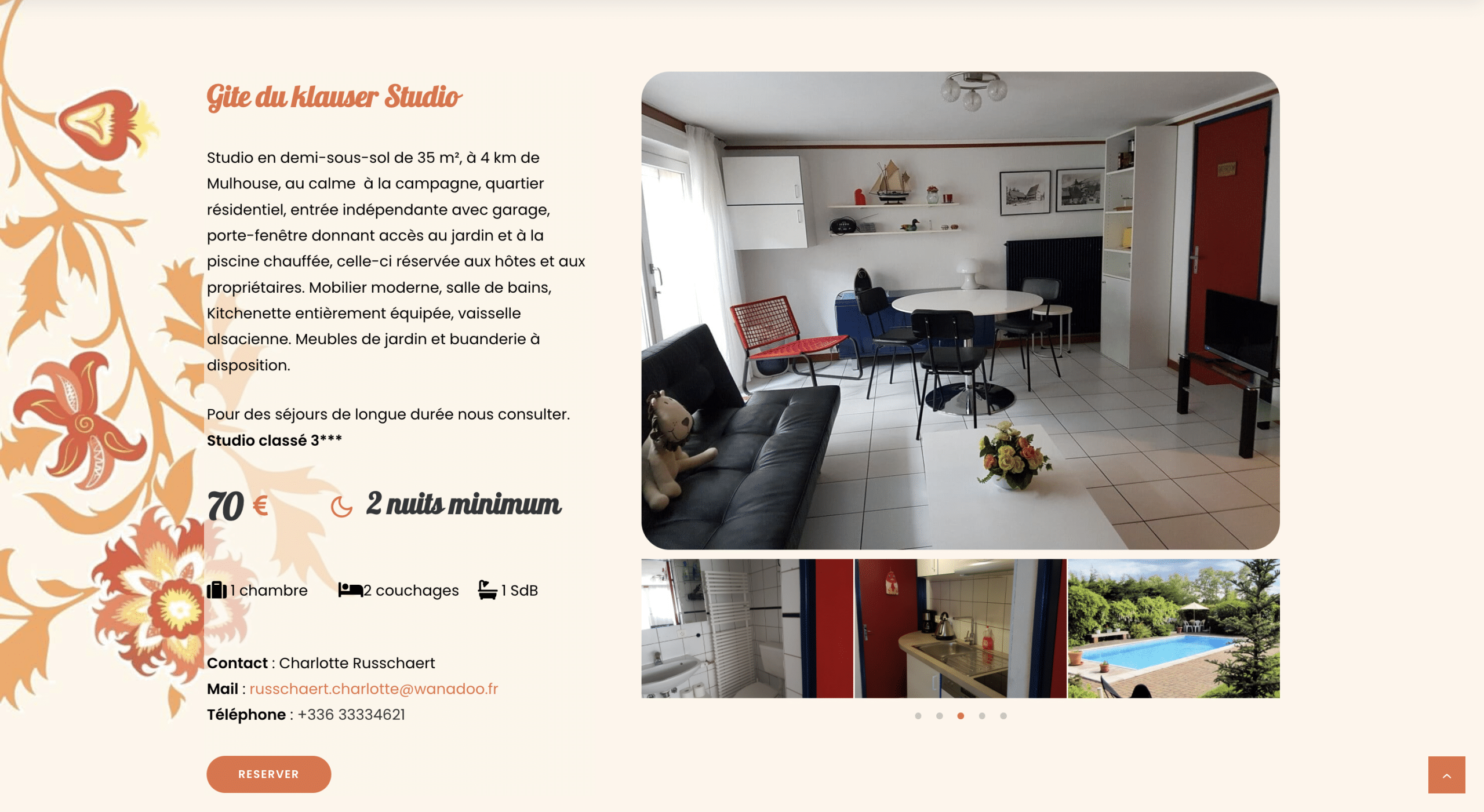 Presentation du studio du klauser