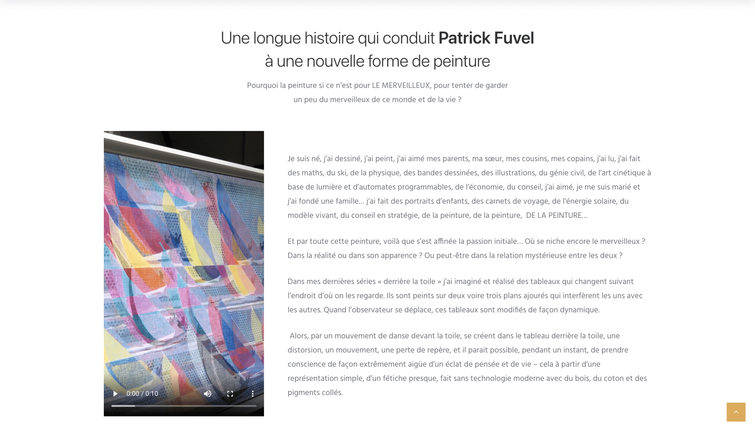 L'histoire de Patrick Fuvel