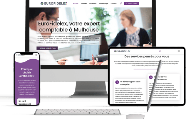 Présentation du site internet Eurofidelex