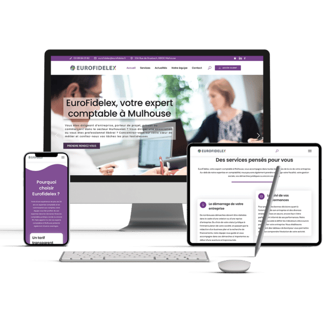 Présentation du site internet Eurofidelex