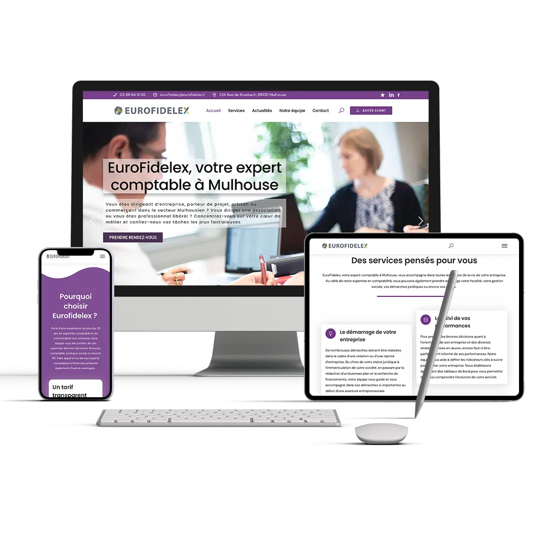 Présentation du site internet Eurofidelex
