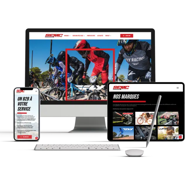 Présentation du site internet SEMC Sport