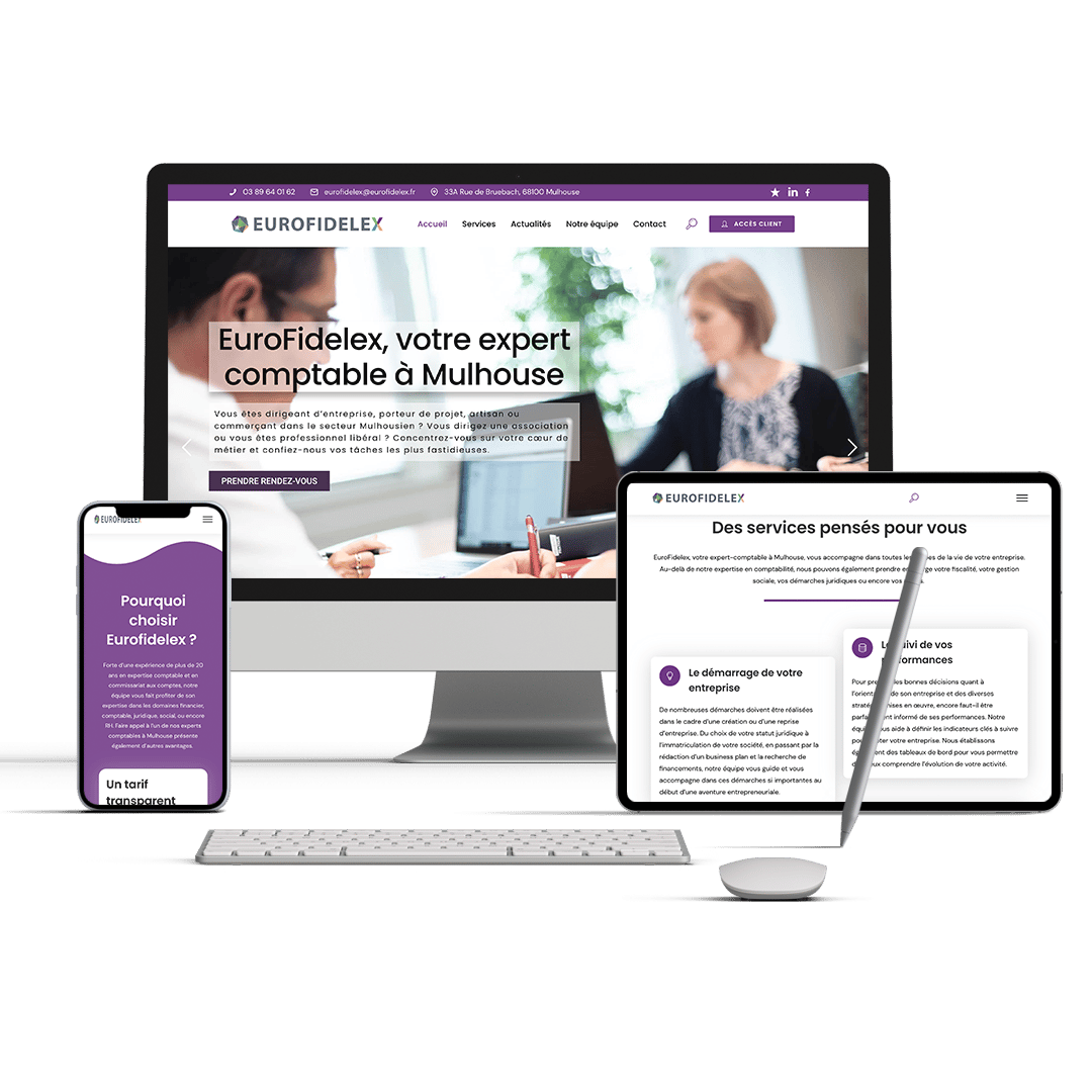 Présentation du site internet Eurofidelex