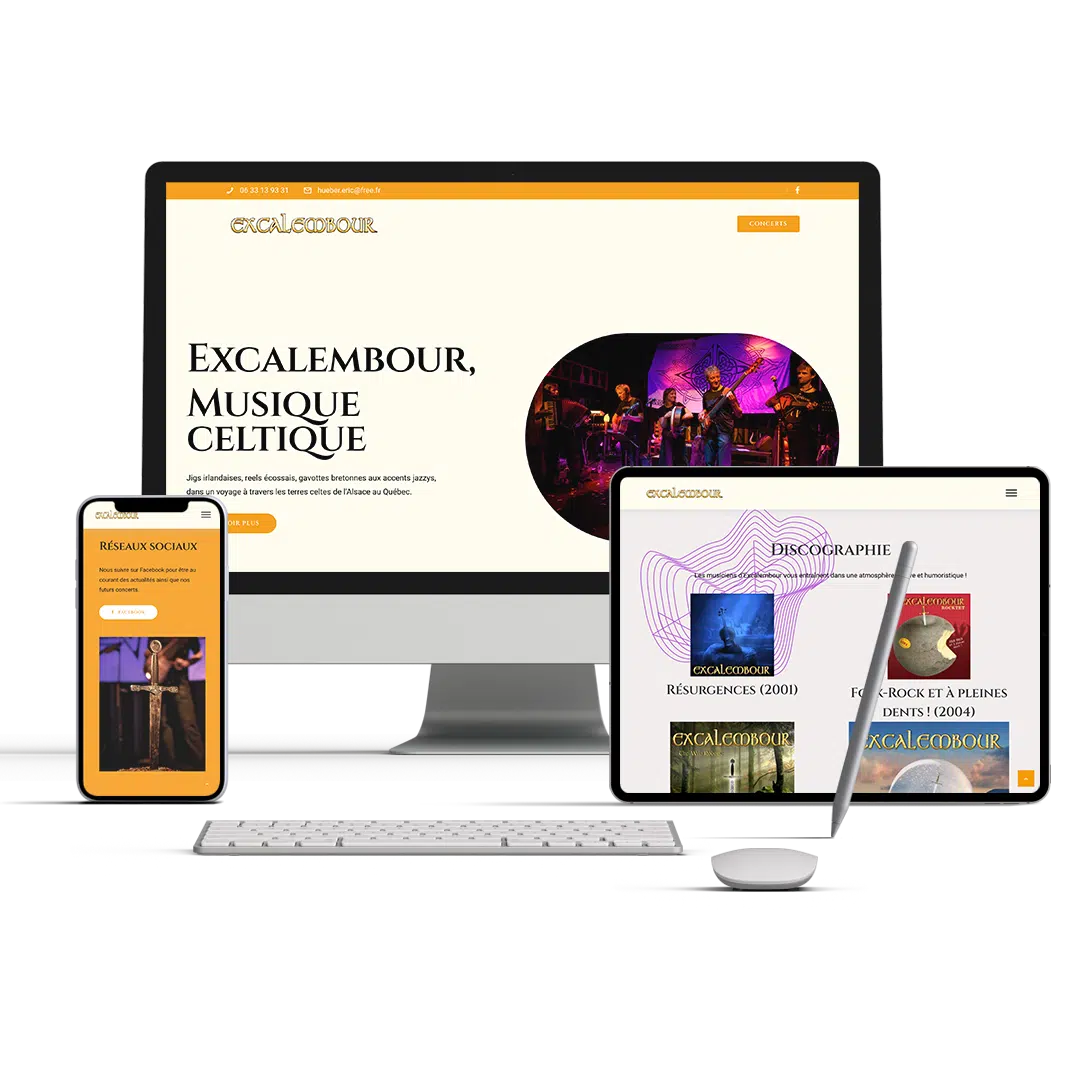 Excalembour Présentation du site internet Excalembour