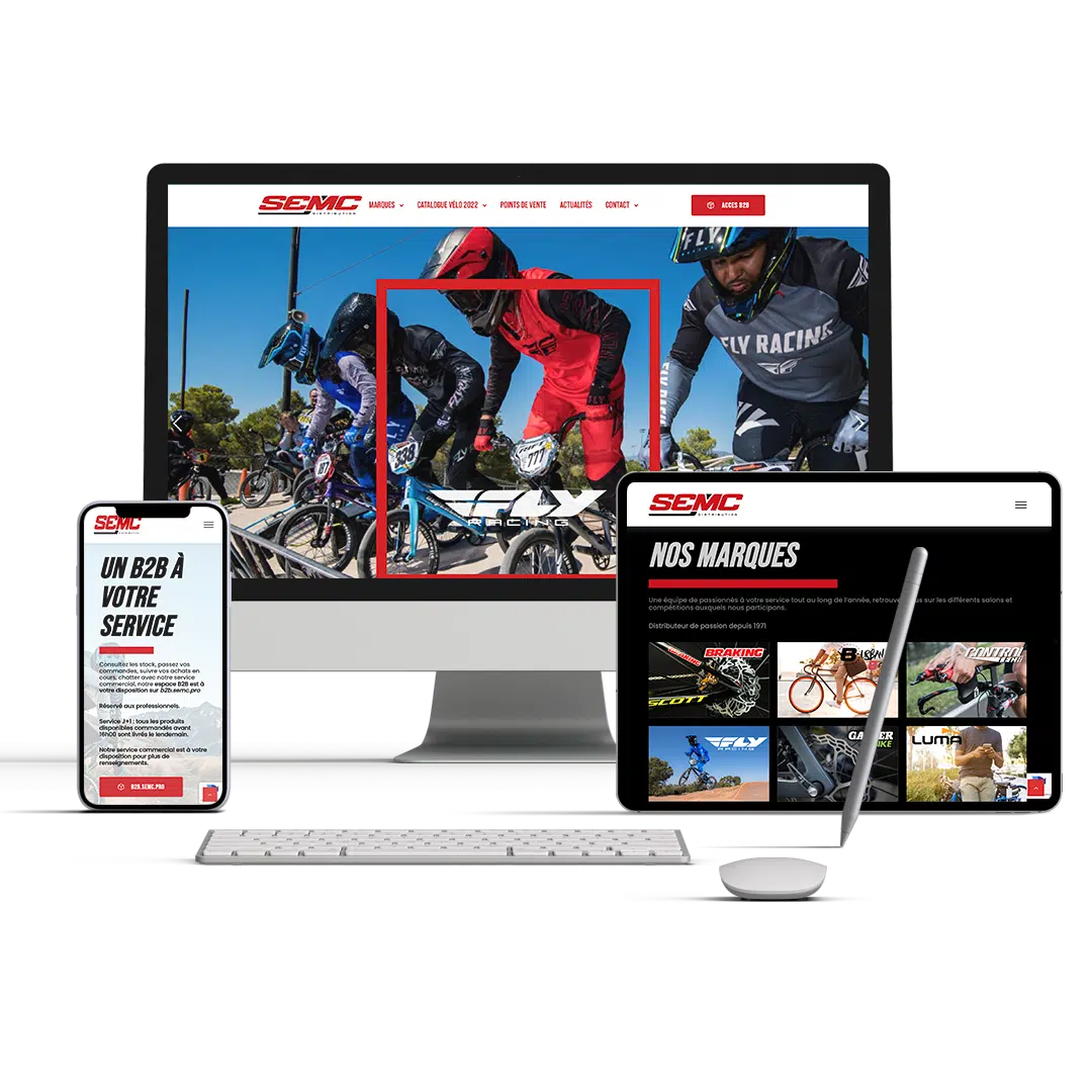 Présentation du site internet SEMC Sport
