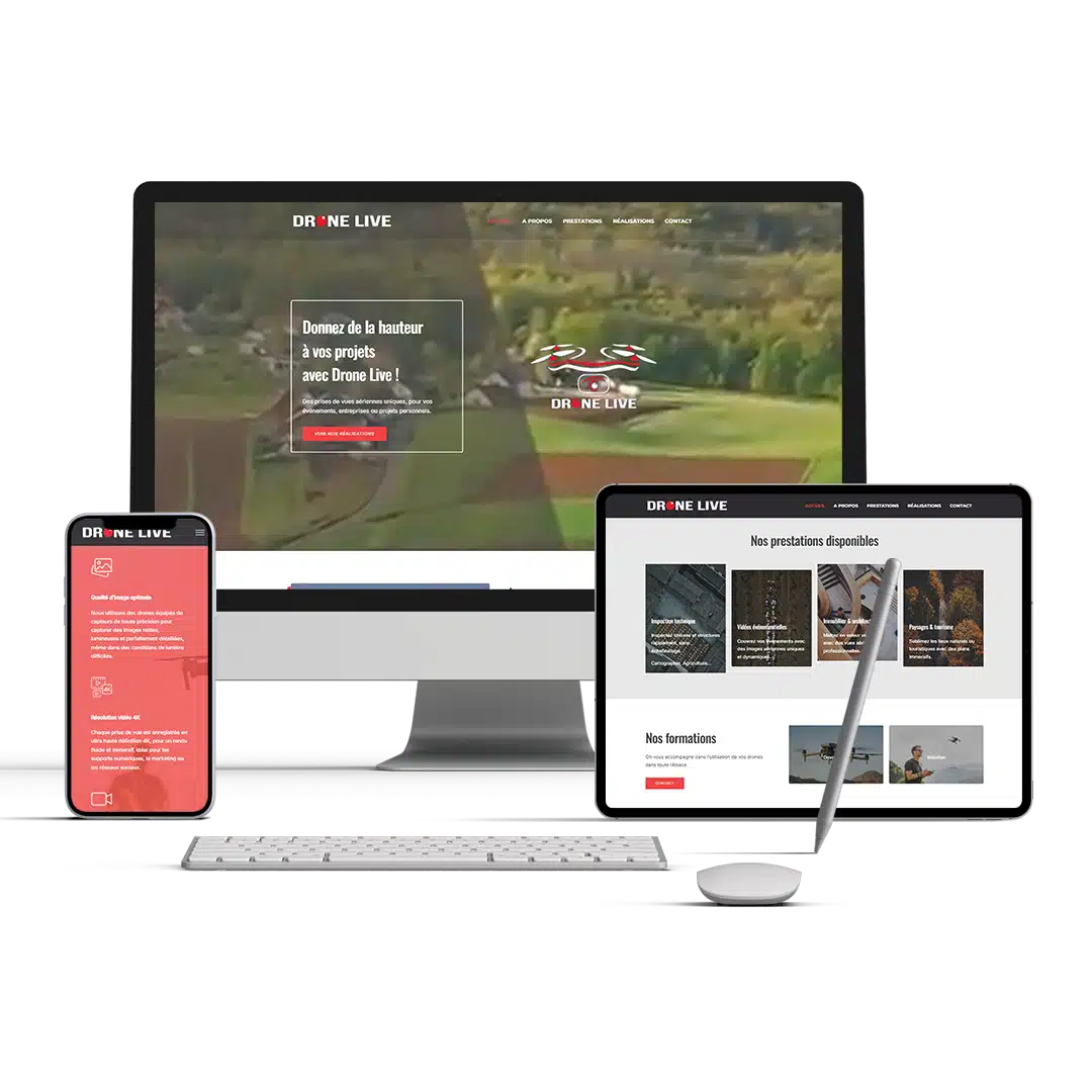 dronelive – mockup