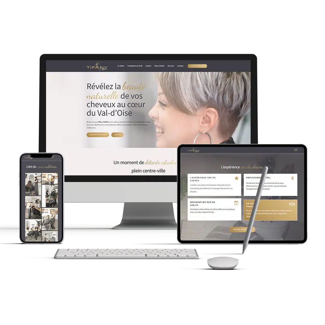 Tifany coiffure – Mockup